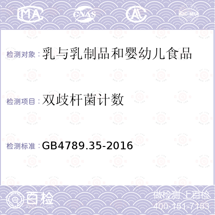 雙歧桿菌計數 食品安全國家標準 食品微生物學檢驗 乳酸菌檢驗