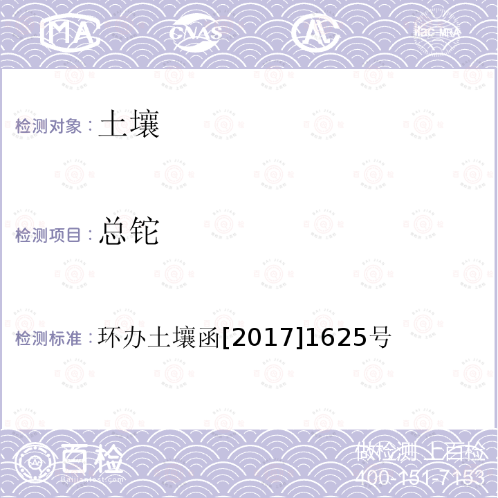 总铊 全国土壤污染状况详查土壤样品分析测试方法技术规定 第一部分 土壤样品无机项目分析测试方法 2总铊 2-1电感耦合等离子体质谱法（ICP-MS）