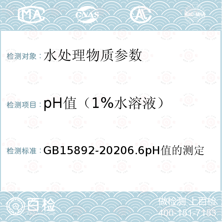 pH值（1%水溶液） 生活饮用水用聚氯化铝