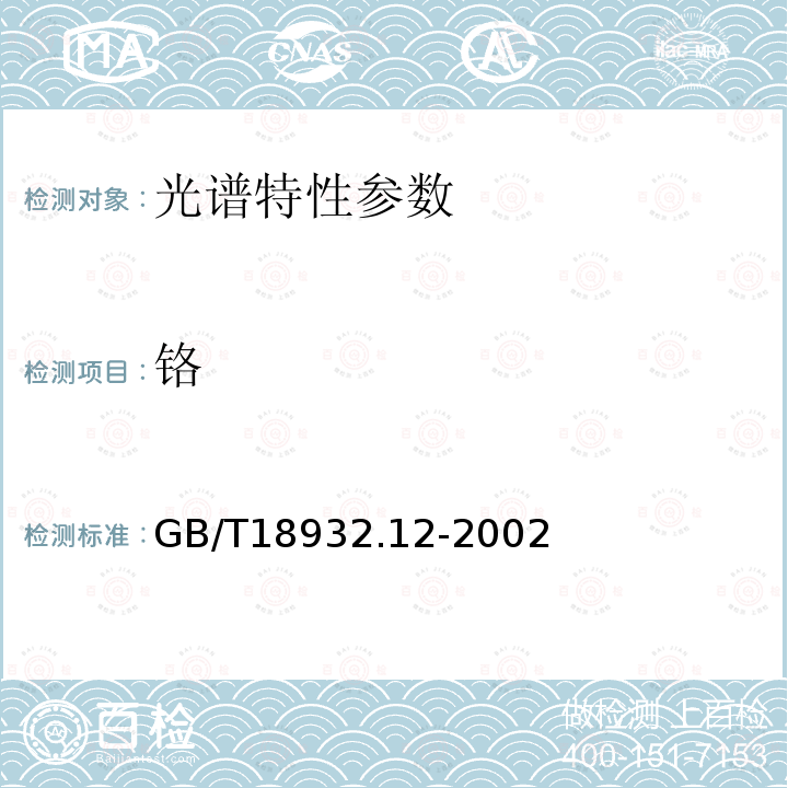 铬 蜂蜜中钾、钠、钙、镁、锌、铁、铜、锰、铬、铅、锡含量的测定方法原子吸收光谱法