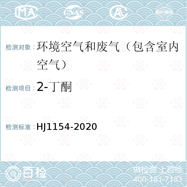 2-丁酮 环境空气 醛、酮类化合物的测定 溶液吸收-高效液相色谱法