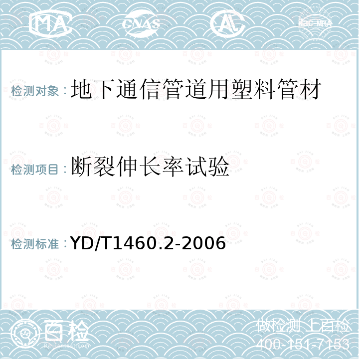 断裂伸长率试验 通信用气吹微型光缆及光纤单元 第2部分：外保护管