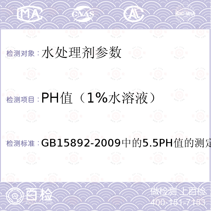 PH值（1%水溶液） 生活饮用水用聚氯化铝
