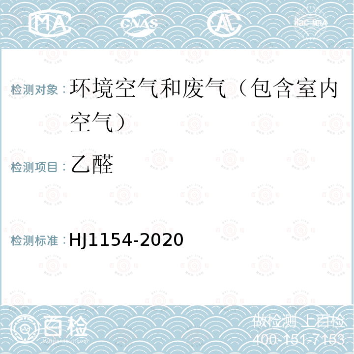 乙醛 环境空气 醛、酮类化合物的测定 溶液吸收-高效液相色谱法