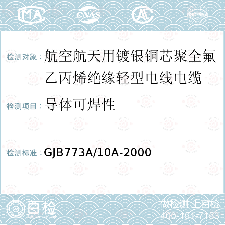 导体可焊性 航空航天用镀银铜芯聚全氟乙丙烯绝缘轻型电线电缆详细规范