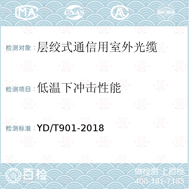 低温下冲击性能 核心网用光缆——层绞式通信用室外光缆