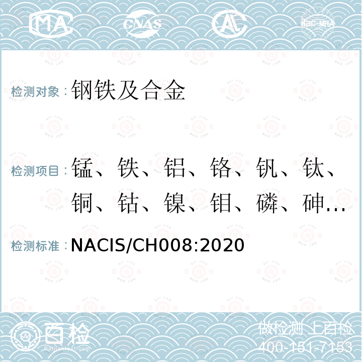 锰、铁、铝、铬、钒、钛、铜、钴、镍、钼、磷、砷、锡、钌、铼、钯、钇、镧、铈、钕、铒、镨、钐 钢铁及合金 锰、铁、铝、铬、钒、钛、铜、钴、镍、钼、磷、砷、锡、钌、铼、钯、钇、镧、铈、钕、铒、镨、钐量的测定