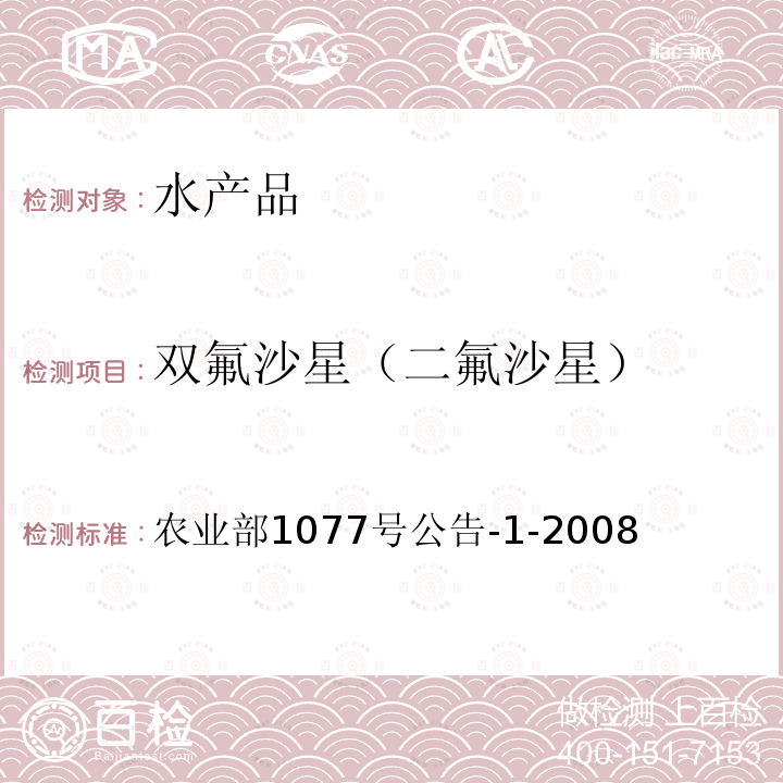 双氟沙星（二氟沙星） 水产品中17种磺胺类及15种喹诺酮类药物残留量的测定 液相色谱—串联质谱法