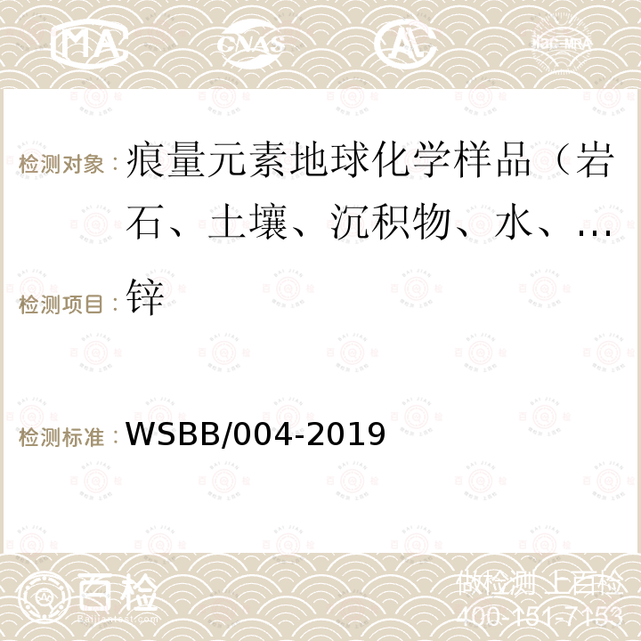 锌 勘查地球化学样品分析方法，等离子体光学发射光谱法测定22种元素量