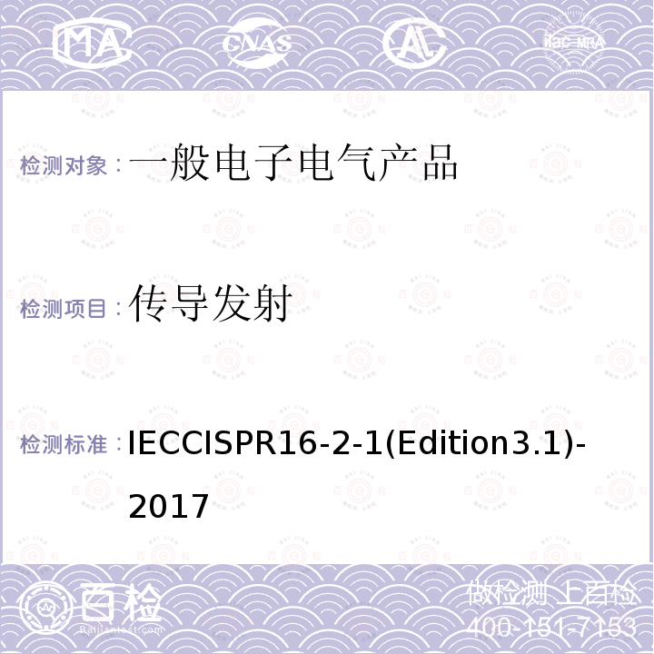 传导发射 IEC CISPR TR 16-3-2010+Amd 1-2012 无线电骚扰和抗扰度测量仪和测量方法规范 第3部分:CISPR技术报告