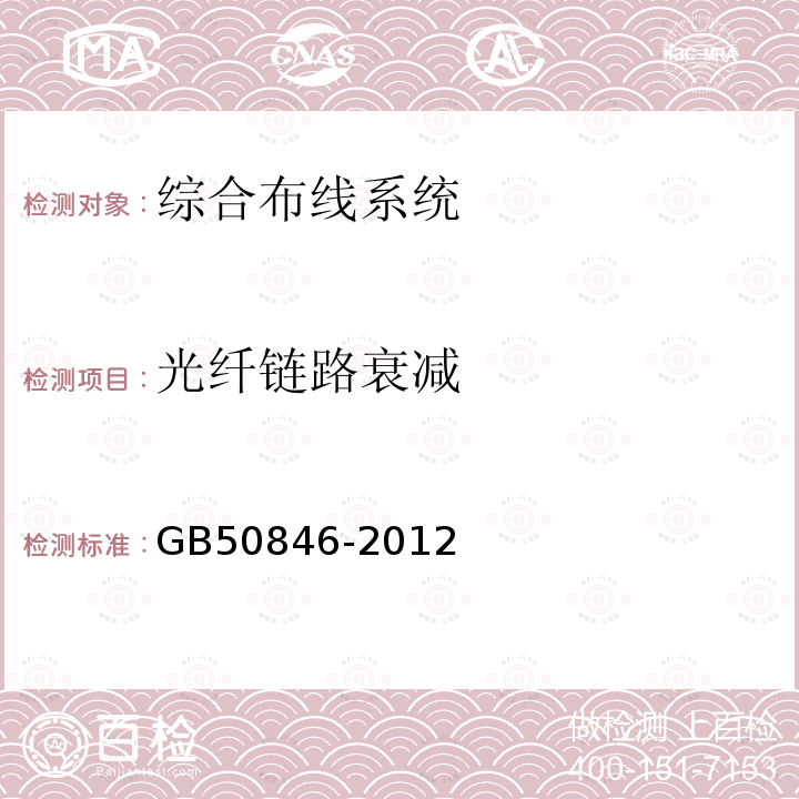 光纤链路衰减 住宅区和住宅建筑内光纤到户通信设施工程设计规范