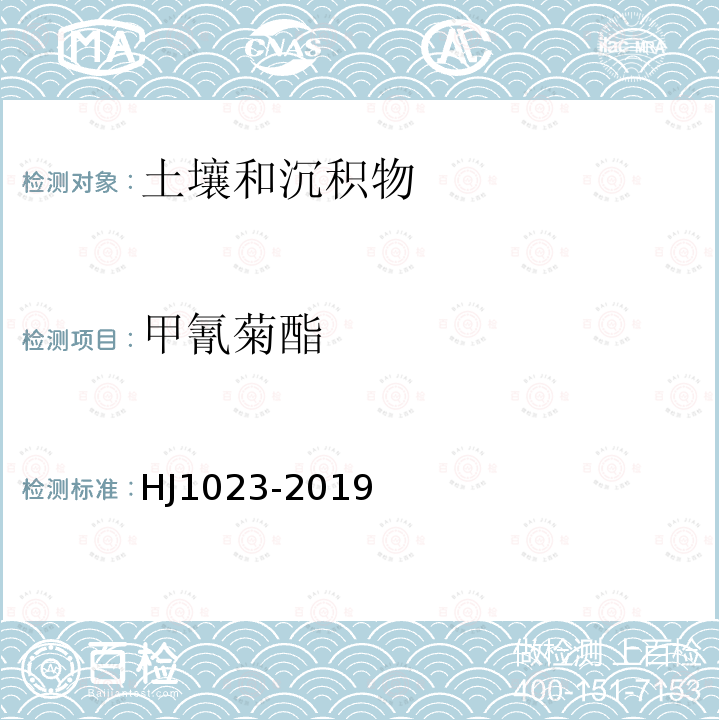 甲氰菊酯 土壤和沉積物 有機磷類和擬除蟲菊酯類等47種農藥的測定GCMS
