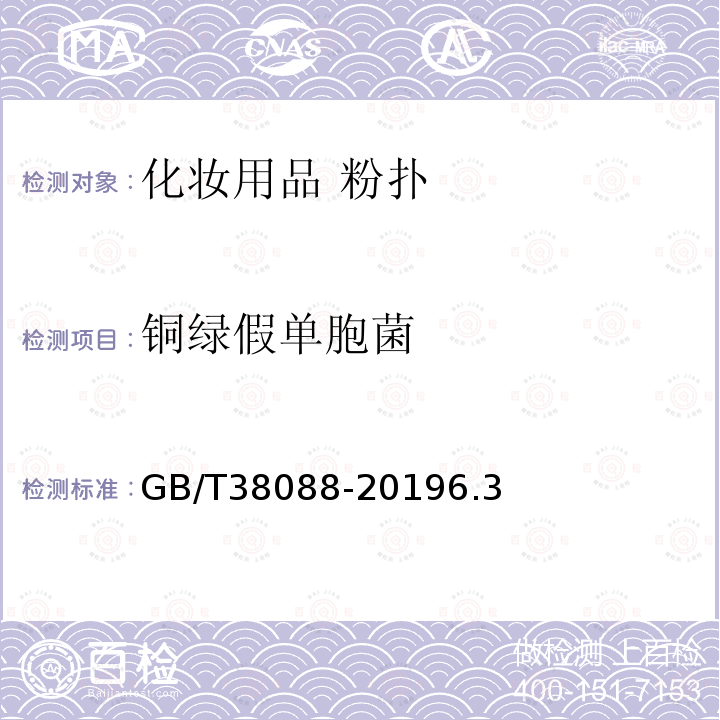 銅綠假單胞菌 化妝用具 粉撲