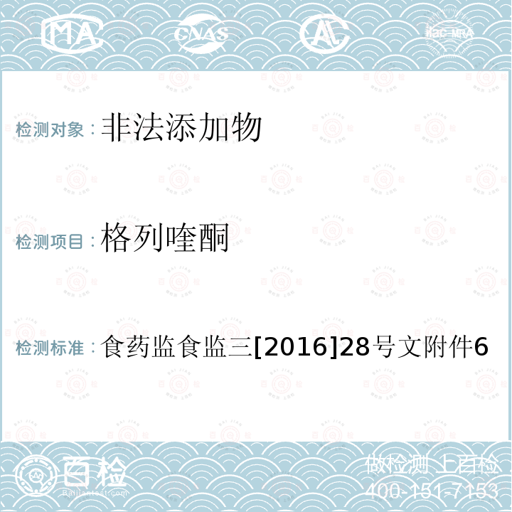 格列喹酮 总局关于印发保健食品中非法添加沙丁胺醇检验方法等8项检验方法的通知