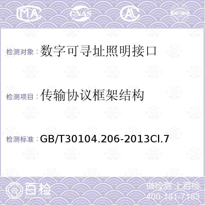 传输协议框架结构 数字可寻址照明接口 第206部分：控制装置的特殊要求 数字信号转换成直流电压（设备类型5）