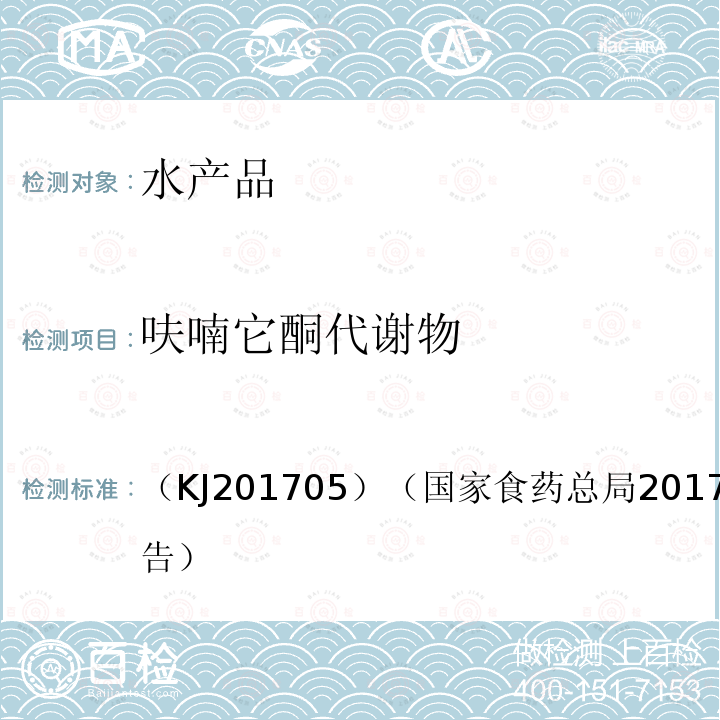呋喃它酮代謝物 水產(chǎn)品中硝基呋喃類(lèi)代謝物的快速檢測(cè)膠體金免疫層析法
