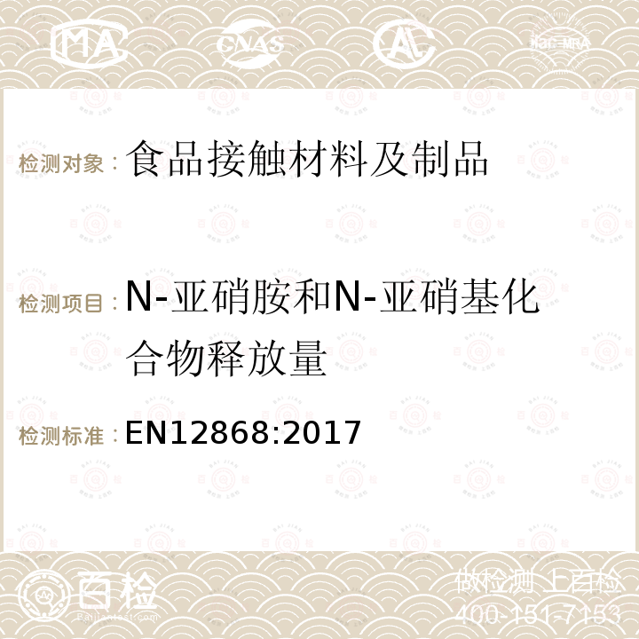 N-亚硝胺和N-亚硝基化合物释放量 儿童使用和护理用品 - 测定弹性体或橡胶奶嘴和安抚奶嘴中N-亚硝胺和N-亚硝胺可生成物释放量的方法