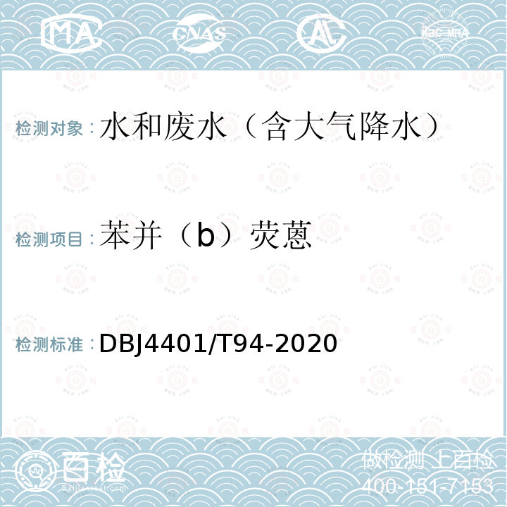 苯并（b）熒蒽 水質(zhì) 半揮發(fā)性有機污染物（SVOCs）的測定 液液萃取-氣相色譜/質(zhì)譜分析法