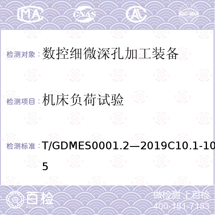 机床负荷试验 数控细微深孔加工装备 第2部分：技术条件