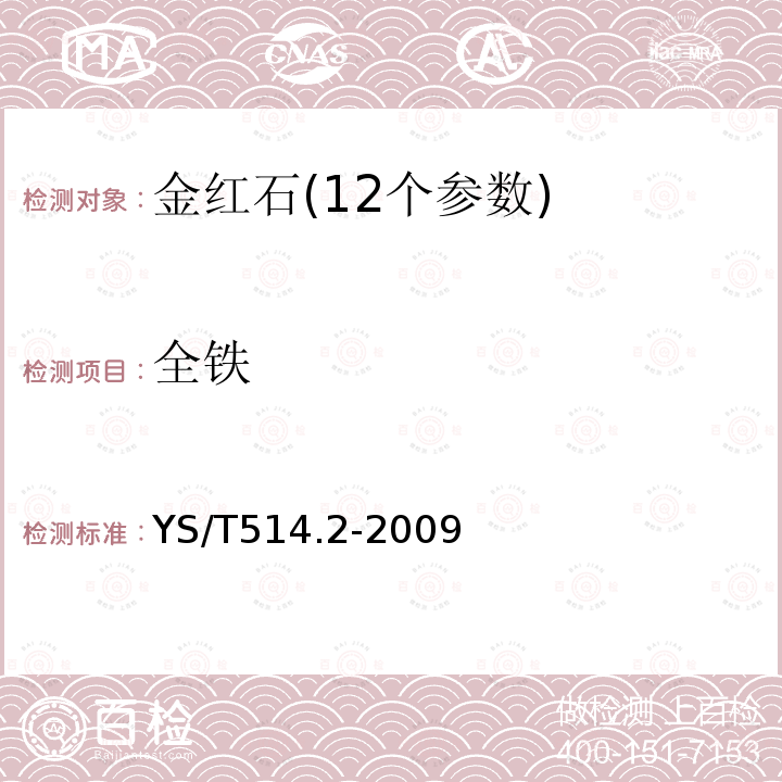 全铁 高钛渣、金红石化学分析方法 重铬酸钾滴定法