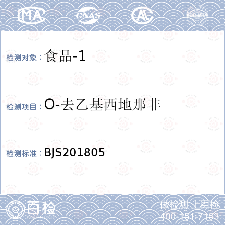 O-去乙基西地那非 国家市场监管总局关于发布 食品中那非类物质的测定 食品补充检验方法的公告〔2018年第14号〕食品中那非类物质的测定