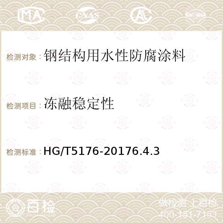 冻融稳定性 钢结构用水性防腐涂料