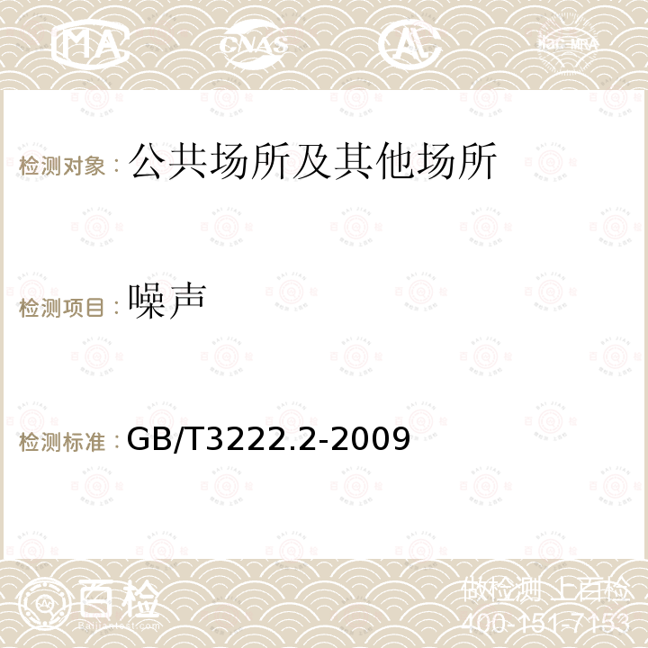 噪声 声学 环境噪声的描述、测量与评价第二部分：环境噪声级测定