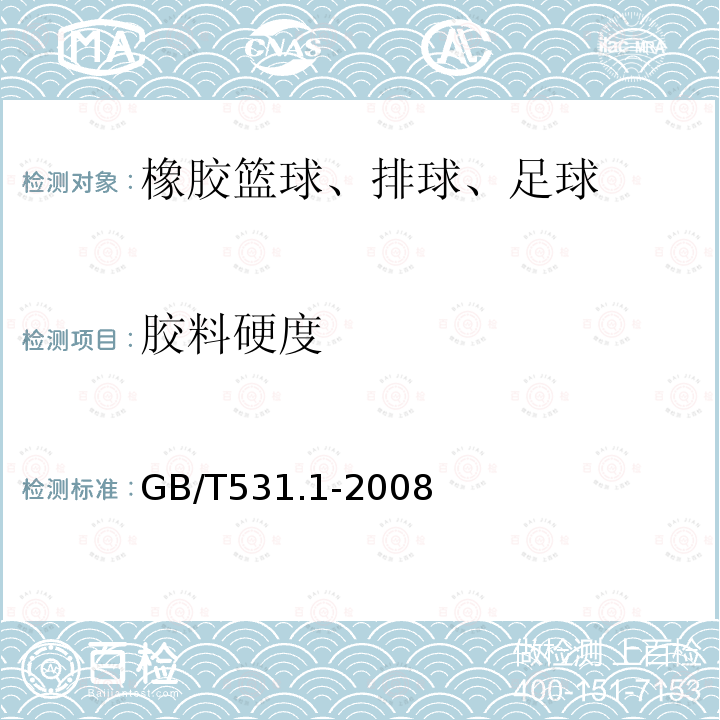 胶料硬度 硫化橡胶或热塑性橡胶 压入硬度试验方法 第1部分：邵氏硬度计法（邵尔硬度）