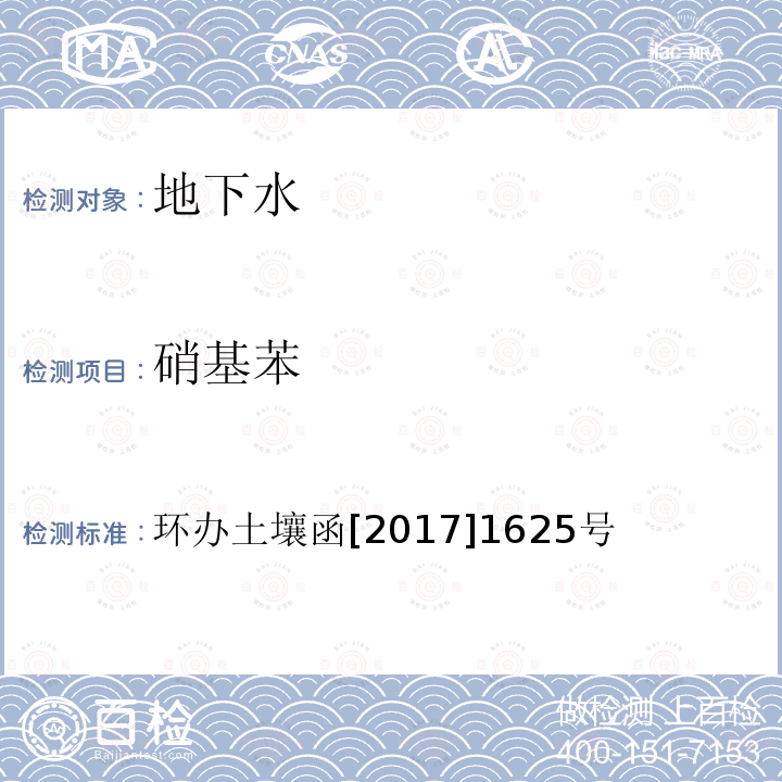 硝基苯 全国土壤污染状况详查地下水样品分析测试方法技术规定 第二部分7硝基苯类