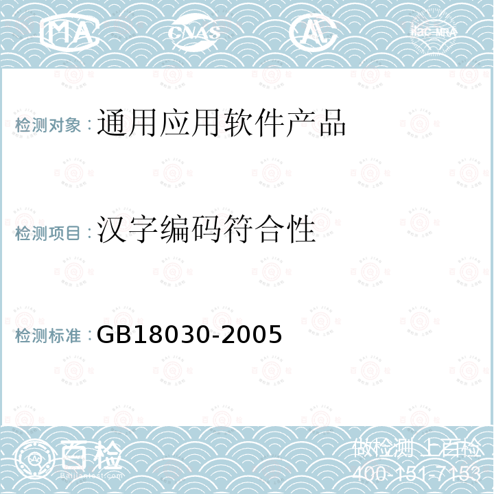 汉字编码符合性 信息技术 中文编码字符集