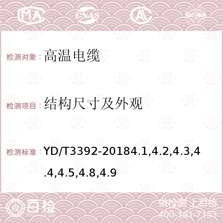 结构尺寸及外观 通信电缆 聚四氟乙烯绝缘射频同轴电缆实心绝缘镀银铜带绕包编织外导体型