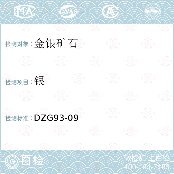 銀 金銀礦石分析規程，三，銀，（一）火焰原子吸收分光光度法測定銀量