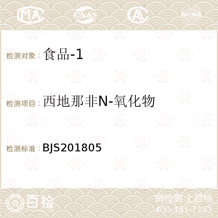 西地那非N-氧化物 国家市场监管总局关于发布 食品中那非类物质的测定 食品补充检验方法的公告〔2018年第14号〕食品中那非类物质的测定