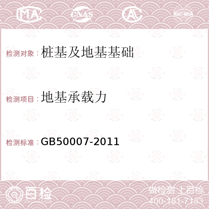 地基承载力 建筑地基基础设计规范 附录C、附录D、附录H