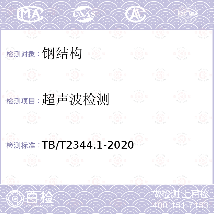 超声波检测 钢轨 第1部分：43kg/m~75kg/m钢轨