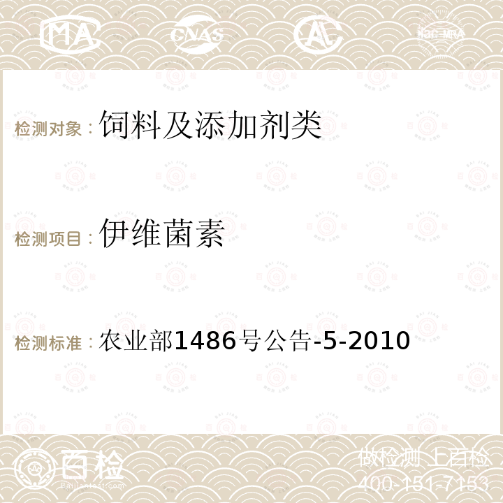 伊維菌素 飼料中阿維菌素類藥物的測定 液相色譜-質(zhì)譜法