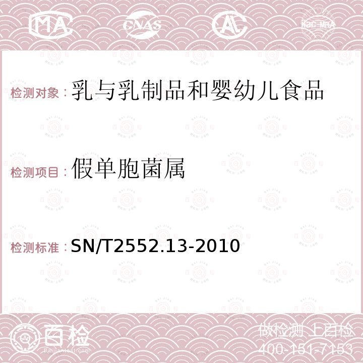 假单胞菌属 乳及乳制品卫生微生物学检验方法 第13部分：假单孢菌属的分离与计数