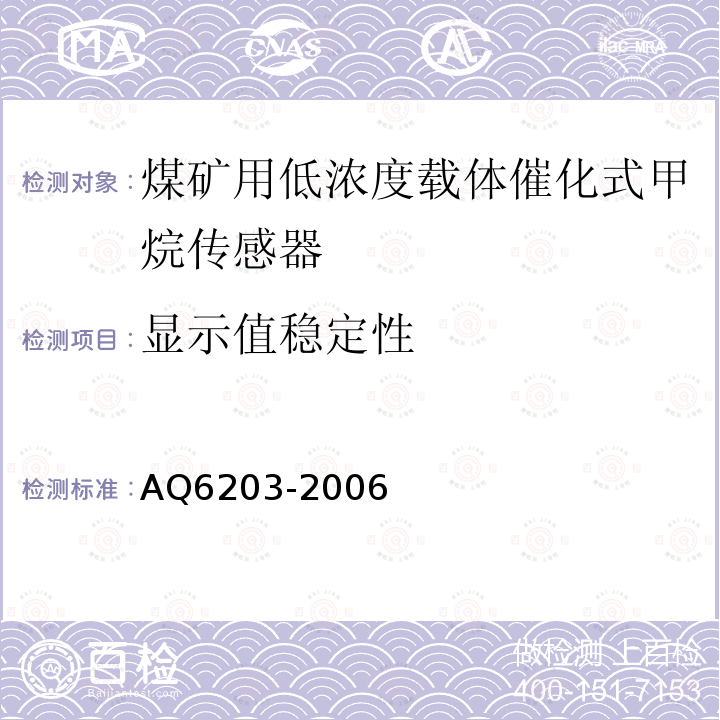 顯示值穩(wěn)定性 煤礦用低濃度載體催化式甲烷傳感器