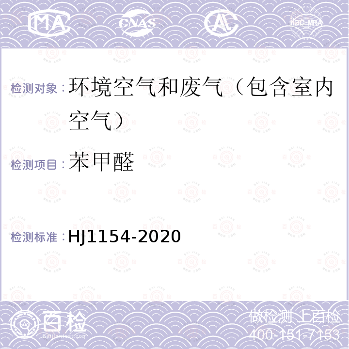 苯甲醛 环境空气 醛、酮类化合物的测定 溶液吸收-高效液相色谱法