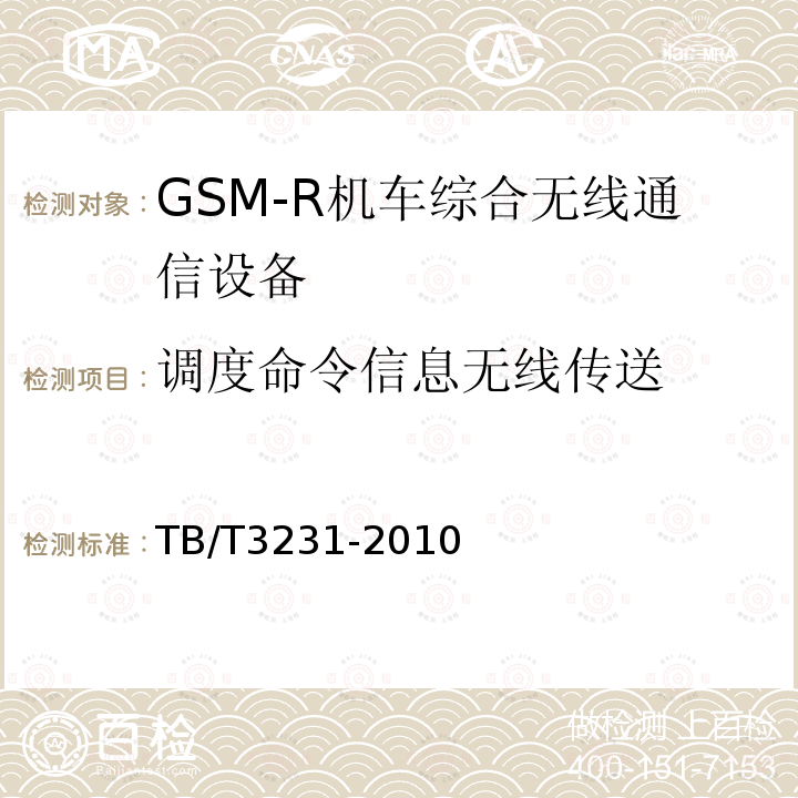 调度命令信息无线传送 GSM-R数字移动通信系统应用业务调度命令信息无线传送系统