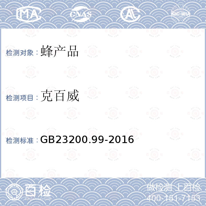 克百威 食品安全国家标准 蜂王浆中多种氨基甲酸酯类农药残留量的测定 液相色谱-质谱/质谱法