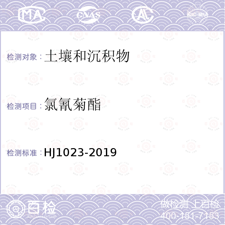 氯氰菊酯 土壤和沉積物 有機磷類和擬除蟲菊酯類等47種農藥的測定GCMS