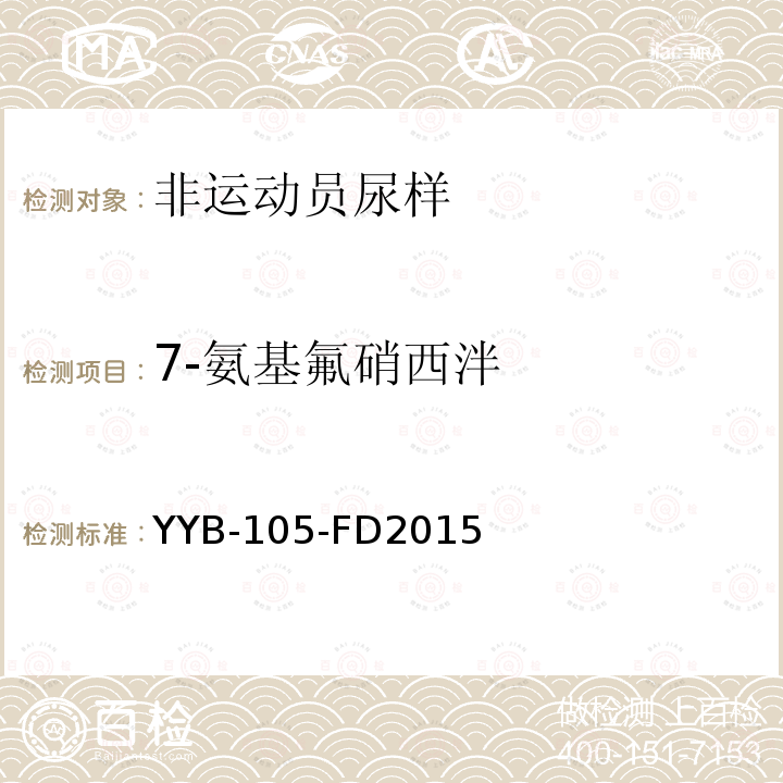 7-氨基氟硝西泮 β-阻斷劑和功能性藥物檢測(cè)方法