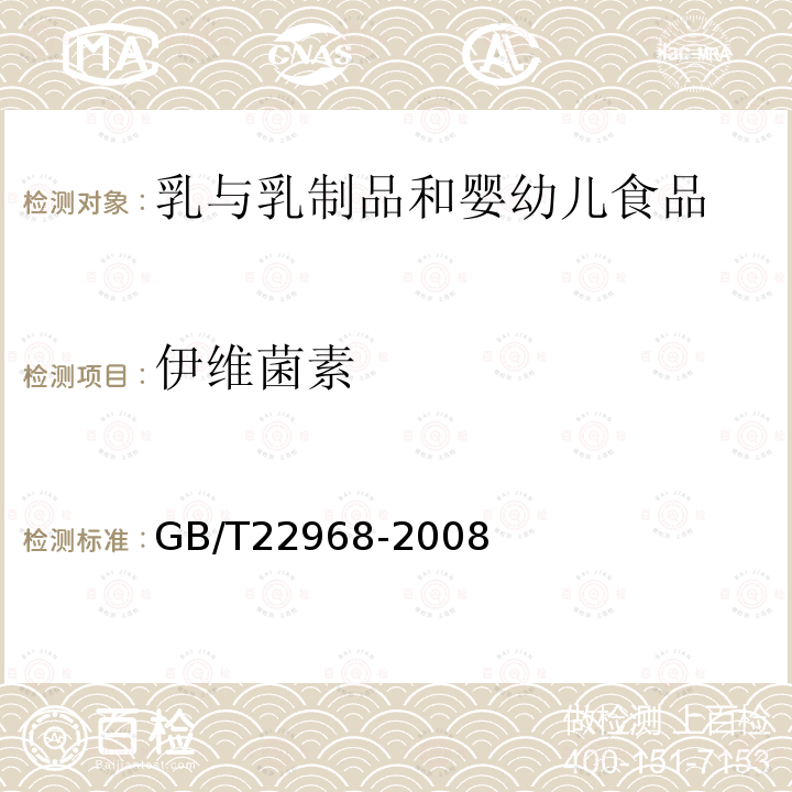 伊維菌素 牛奶和奶粉中伊維菌素，阿維菌素，多拉菌素和乙酰氨基阿維菌素殘留量的測定 液相色譜-串聯質譜法