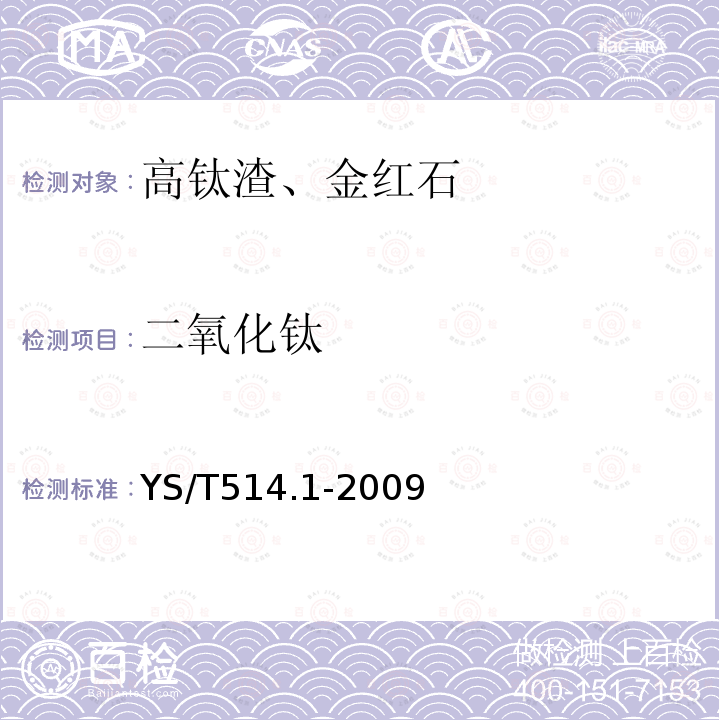 二氧化钛 高钛渣、金红石化学分析方法.二氧化钛量的测定.硫酸铁铵滴定法