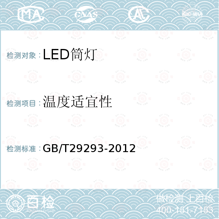 溫度適宜性 LED筒燈性能測(cè)量方法