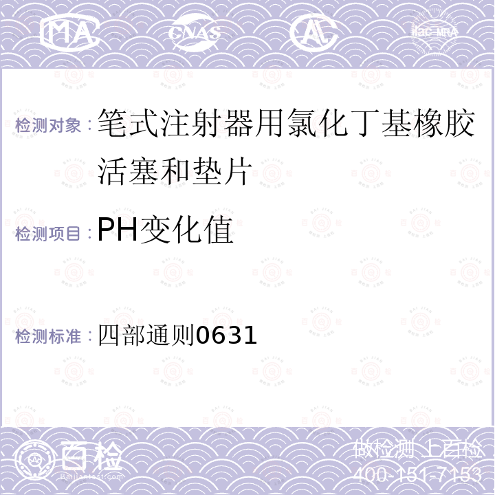 PH变化值 内容无修订，版本号变更。