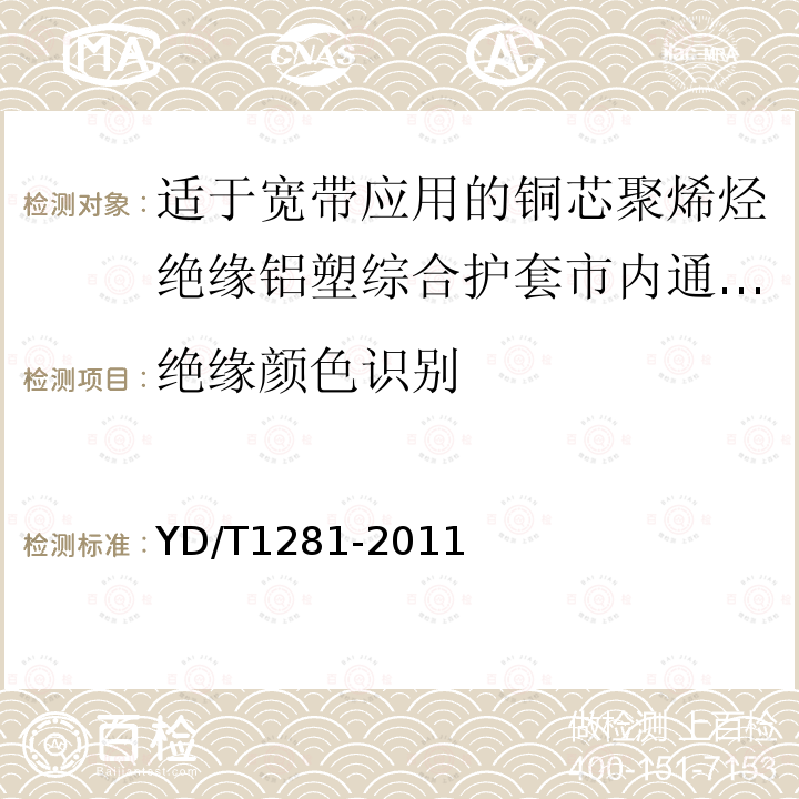 绝缘颜色识别 适于宽带应用的铜芯聚烯烃绝缘铝塑综合护套市内通信电缆