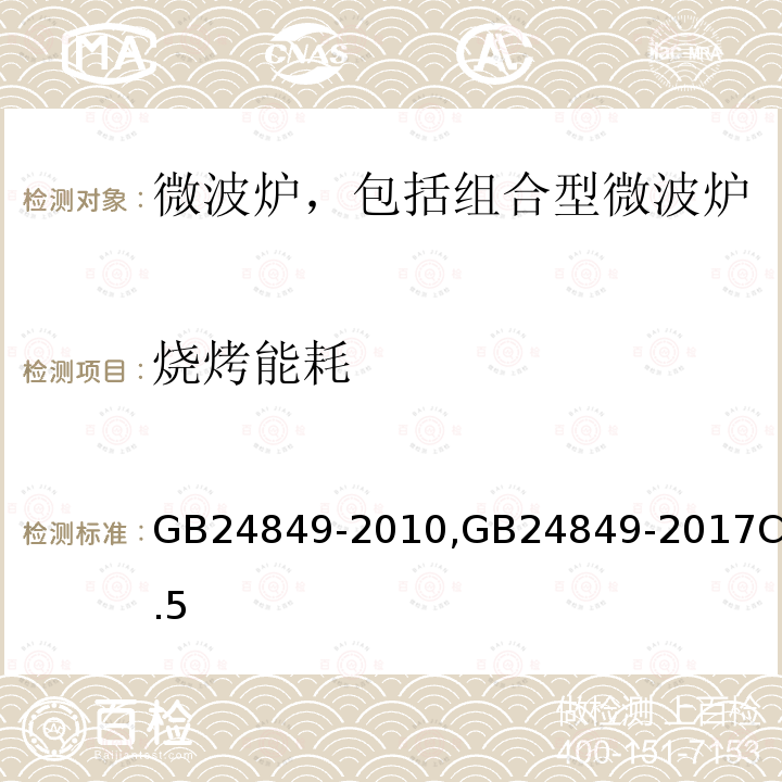 烧烤能耗 家用和类似用途微波炉能效限定值及能效等级