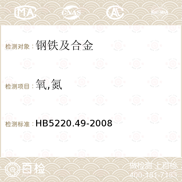 氧,氮 高温合金化学分析方法 第49部分：脉冲加热-红外、热导法测定氧、氮含量